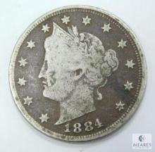 1884 (VG-F-Dark) Liberty Nickel