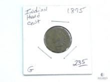 1875 Indian Head Cent, G