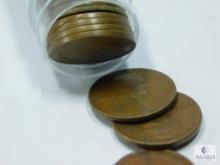 Four Rolls of Mixed Lincoln Cents