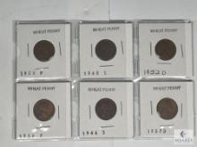 Mixed Date Lincoln Wheat Cents