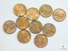 10 1941-1949 AU&BU Lincoln Cents