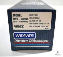 Weaver 2.5-7x28mm Rimfire Rifle Scope