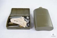 German HK G3 Rifle Cleaning Kit with US Military One Pint Pilots Flask