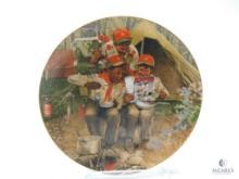 1985 Boy Scouts of America - It's A Boys' Life - Treasure Masters - Ceramic Plate