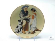 1985 Boy Scouts of America - "A Helping Hand" - Rockwell's Gentle Memories - Ceramic Plate