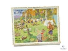 Boy Scouts of America - "Victory" Plywood Jig-Saw Puzzle of a Boy Scouts' Camp