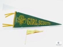 Girl Scouts Pennant and Flag