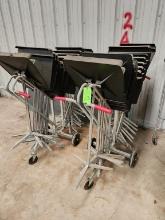 Music Stands on Cart