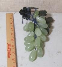 Solid Glass Grapes Cluster