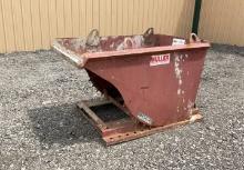 One Yard Steel Tip Over Dumpster,