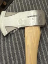Husky 4LB Single Bit Michigan Axe with 35" American Hickory Handle, Appears to be New Retail Price