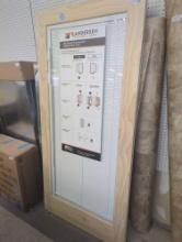 Anderson 400 Series White Frenchwood Gliding Patio Door with Pine Interior, This is NOT the Full