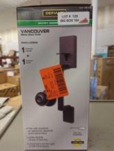 Defiant Vancouver Matte Black Entry Door Handle And Knob, Appears to be New in Factory Sealed Box
