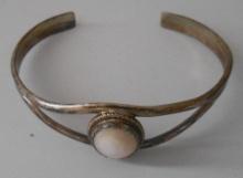 STERLING BRACELET WITH STONE