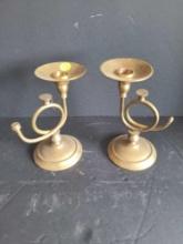 Vintage Brass Candle Holders $5 STS