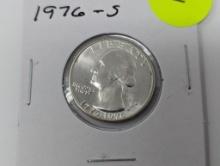 1976 -S Quarter - Washington - silver