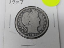 1907 Half Dollar - Barber