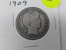 1909 Half Dollar - Barber