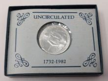 1982 Half Dollar- George Washington - uncirculated silver
