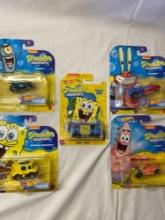 5 SpongeBob Hot Wheels