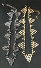 2 Rachel Zoe Designer Necklaces with Boxes