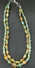 Jay King - Turquoise and Sterling Silver Necklace - 18"