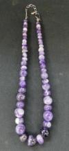 Jay King - Amethyst and Sterling Silver Necklace - 19"