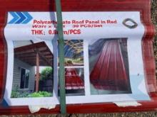 New Polycarbonate Roof Panel in Red 30 PCS