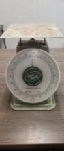 BOX OF MISCELLANEOUS: UNIVERSAL ACCU-WEIGHT SCALE