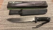 TAC ASSAULT BLACK BLADE KNIFE     TA-027B