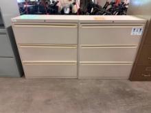 (2) Two-Drawer File Cabinets, No Key