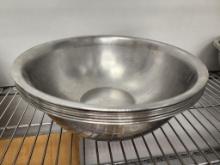 6 Qty. Stainless Steel Mixing Bowls, Valu+Plus 2330736, 12in
