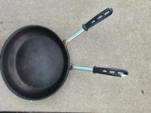 2 Qty. Commercial 14-1/2in Fry Pans, Skillets