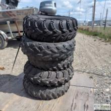 1 PALLET. 5EA ATV TIRES, VARIOUS 24 INCH