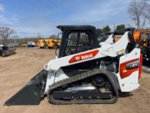 2023 BOBCAT T64 RUBBER TRACKED SKID STEER SN;B4SD19666... powered by diesel engine, equipped with