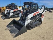 UNUSED BOBCAT T64 RUBBER TRACKED SKID STEER SN-D19668 powered by diesel engine, equipped with
