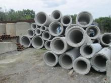 SUPPORT EQUIPMENT SUPPORT EQUIPMENT QTY (34) ASSORTED CONCRETE PIPES