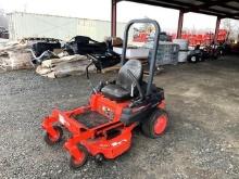 COMMERCIAL MOWER 2019 KUBOTA Z122RKW RID EON MOWER, powered by Kawasaki gaz engine, equipped with