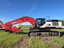 2018 LINKBELT 490X4 HYDRAULIC EXCAVATOR SN:HEX1181 powered by diesel engine, equipped with Cab, air,
