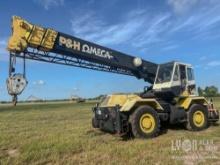 P&H OMEGA 18 ROUGH TERRAIN CRANE SN:46600 4x4, powered by diesel engine, equipped with Cab, 18 ton