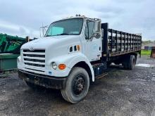 2001 STERLING L7500 STAKE TRUCK VN:2FZAASAKX1AA53863 powered by Cat 3126 diesel engine, equipped