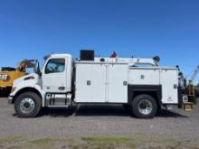 NEW UNUSED PETERBILT 537 SERVICE TRUCK powered by Paccar PX-9 diesel engine, 330hp, equipped with