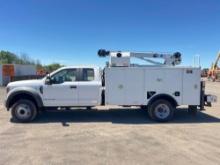 2019 FORD F550 SERVICE TRUCK VN:F06328 powered by Power stroke 6.7L V8 turbo diesel engine, equipped