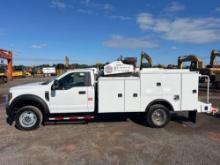 2018 FORD F550 SERVICE TRUCK VN:1FDUF5HY1JEC48488 powered by diesel engine, equipped with automatic
