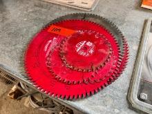 (6) ASSORTED SAW BLADES SUPPORT EQUIPMENT