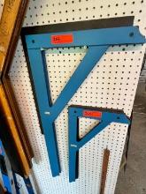 (2) 36 1/8IN. GLASS CUTTING SQUARES SUPPORT EQUIPMENT