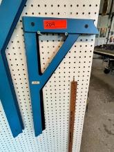 (2) 24 3/8IN. GLASS CUTTING SQUARES SUPPORT EQUIPMENT