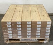 (Approx 662.7 Sq Ft) Oak Vinyl Plank Flooring