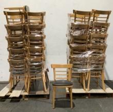 (42) Wooden Chairs