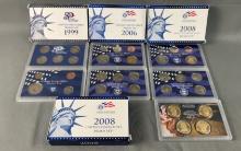 (4) 1999-2008 US Mint Proof Sets